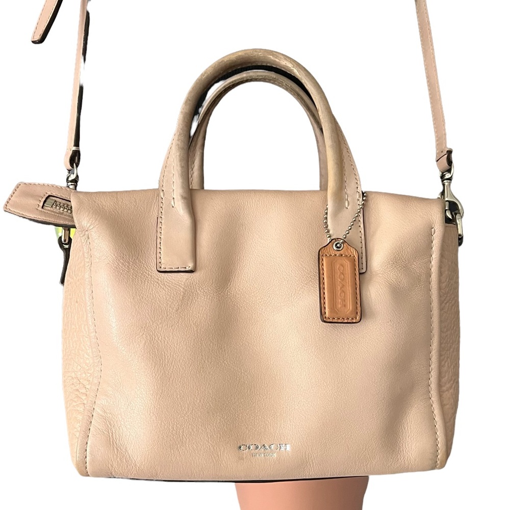 COACH Purse 'Bleeker Mini Riley' Crossbody Bag Peach Rose J1393-27923 - Picture 4 of 15